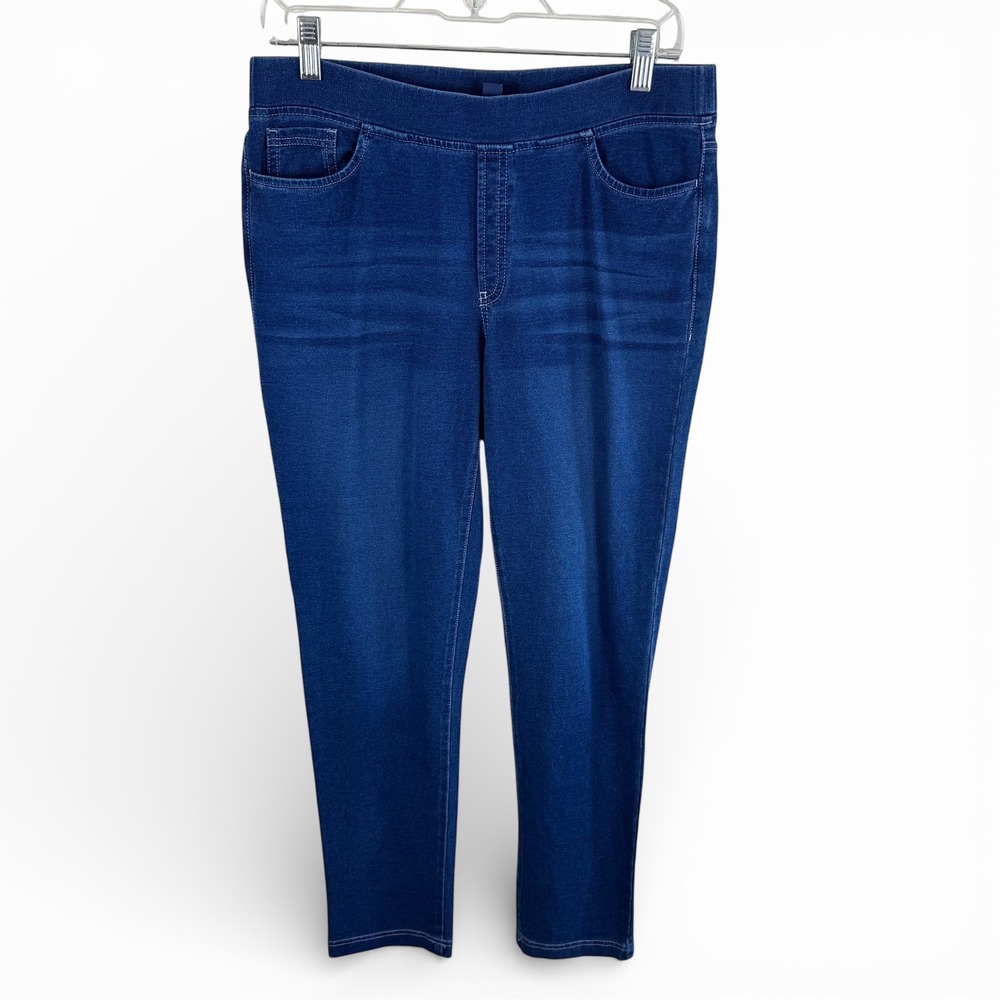 Pure Jill Indigo Womens Small Blue Pull On‎ Denim Leggings Stretch Jeggings S